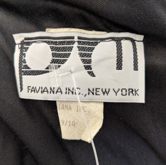 Sold! NWT Vintage Y2K Faviana Sequin High Neck Backless Dress - Picture 9 of 10